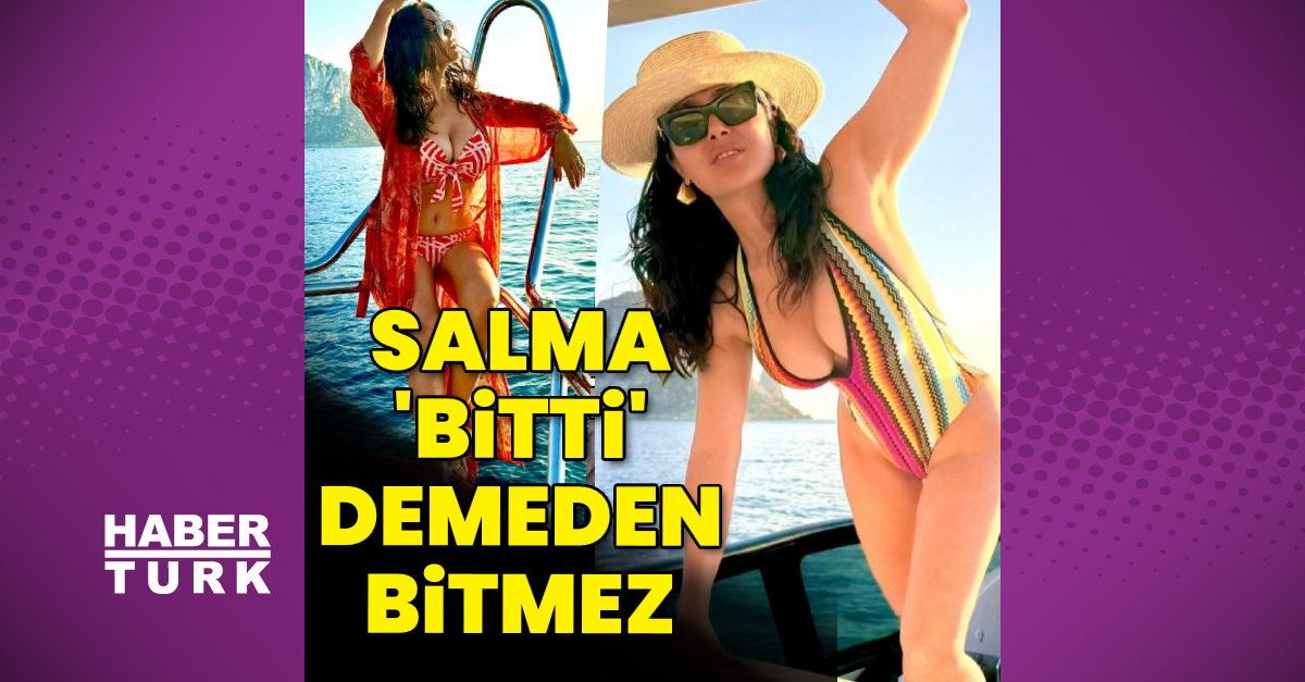 Salma Hayek’ten 58 yaş pozları