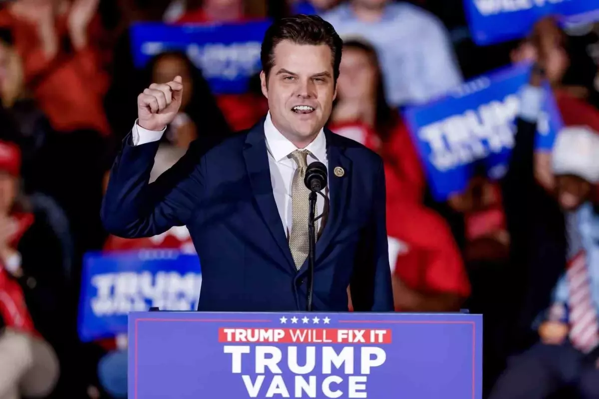 Trump’tan Adalet Bakanı Adayı Gaetz