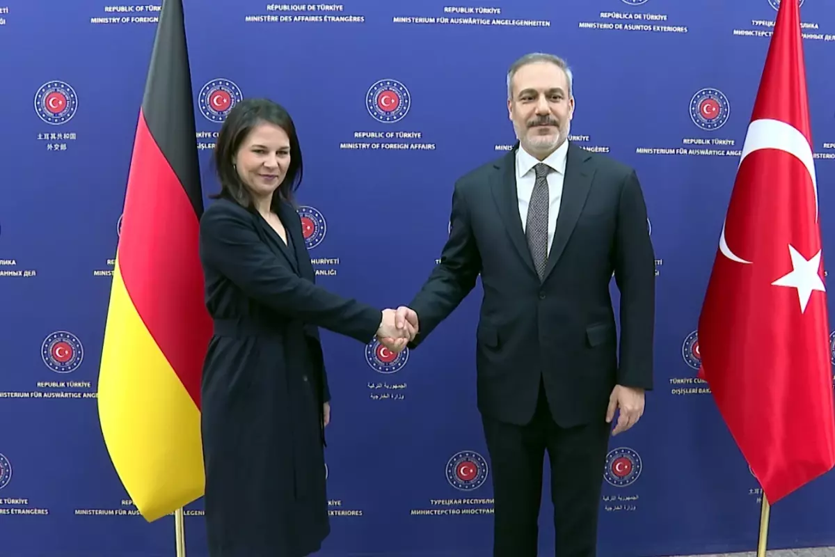 Hakan Fidan ve Annalena Baerbock, Ankara’da Görüştü