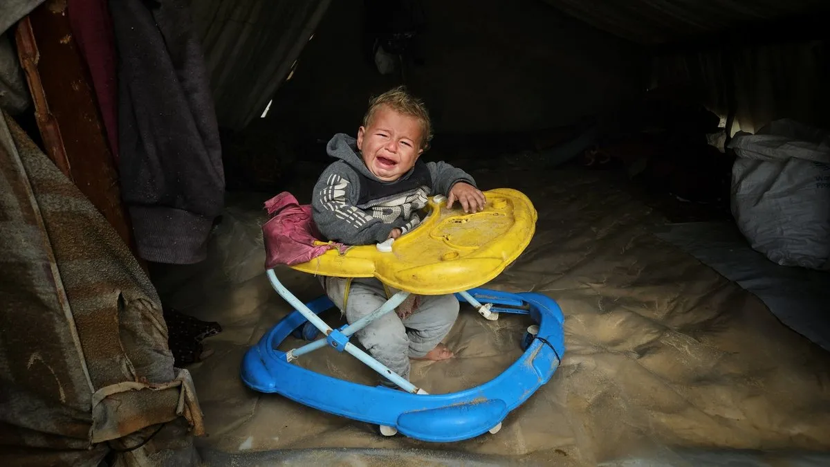 Gazzeli anneler ölüm nöbetinde! Çocukları donarak ölmesin diye uyumuyorlar