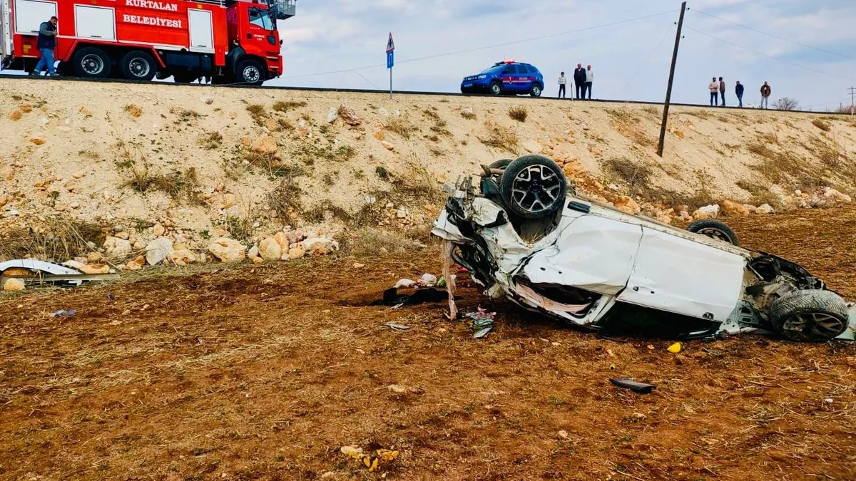 Köpeğe çarpmamak için manevra yaptı: 1 ölü